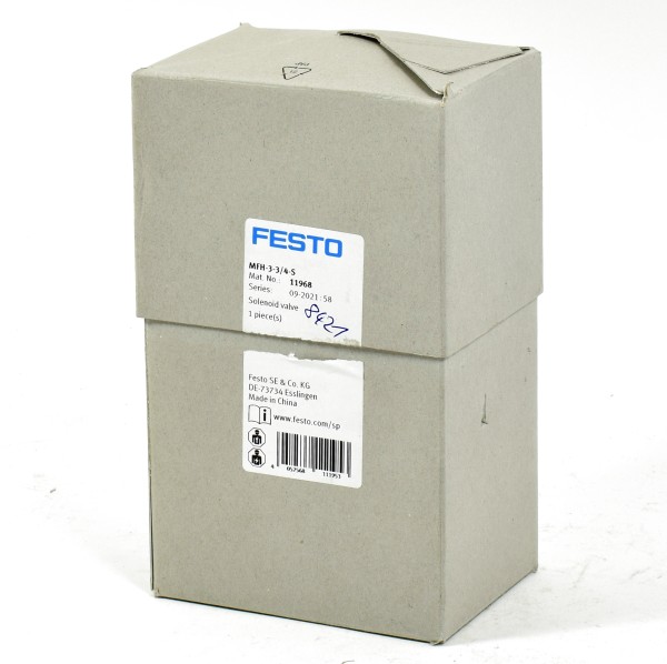 Festo Magnetventil, MFH-3-3/4-S, 11968