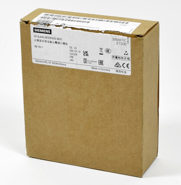 Siemens Simatic S7 DP Slave IM, 6ES7 153-1AA03-0XB0, 6ES7153-1AA03-0XB0, FS:19