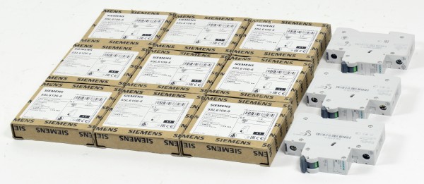 12 x Siemens Leistungsschutzschalter B6,5SL6 106-6,5SL6106-6