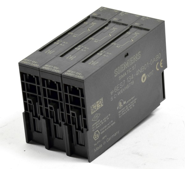 Siemens Simatic Analog Input, 6ES7 134-4NB01-0AB0, 6ES7134-4NB01-0AB0, (QTY:3)