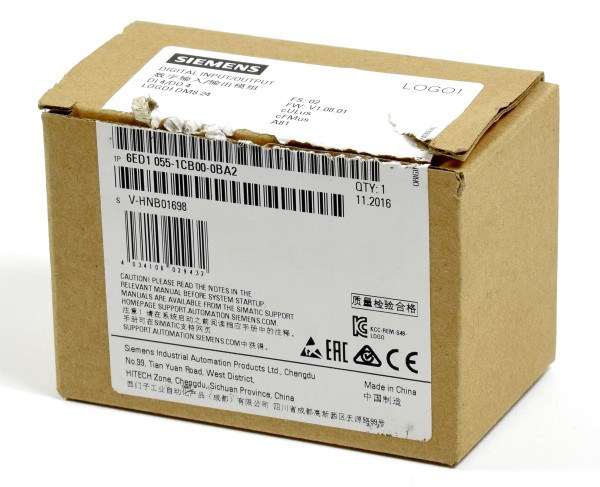 Siemens LOGO! Digital IN/OUT DM8 24, 6ED1 055-1CB00-0BA2, 6ED1055-1CB00-0BA2