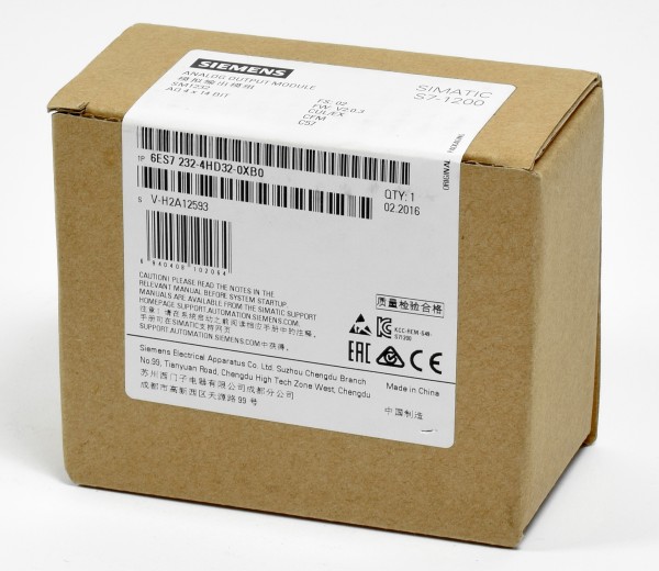 Siemens Simatic S7-1200 Analog OUT, 6ES7 232-4HD32-0XB0, 6ES7232-4HD32-0XB0