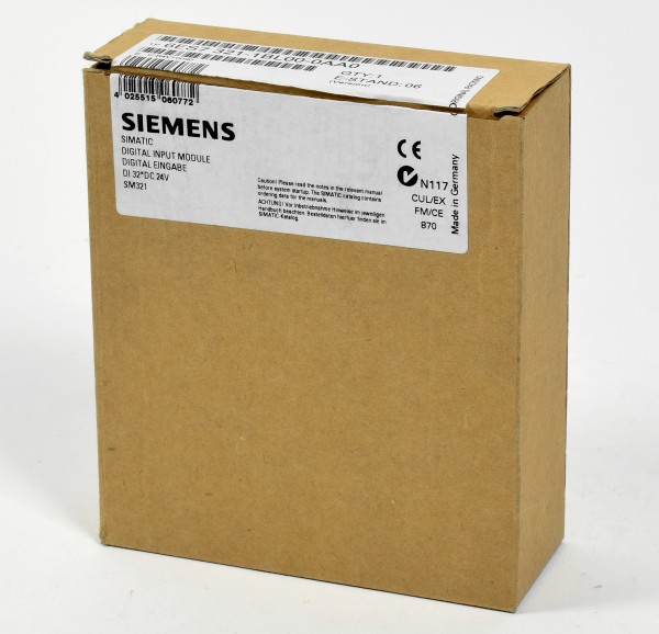 Siemens Simatic S7 Digital IN,6ES7 321-1BL00-0AA0,6ES7321-1BL00-0AA0,E:06