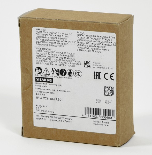 Siemens Koppelrelais, 3RQ3018-2AB01, (4Stk/psc.)