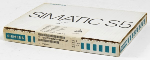 Siemens Simatic S5 Digital IN,6ES5430-4UA12, 6ES5 430-4UA12, E:04