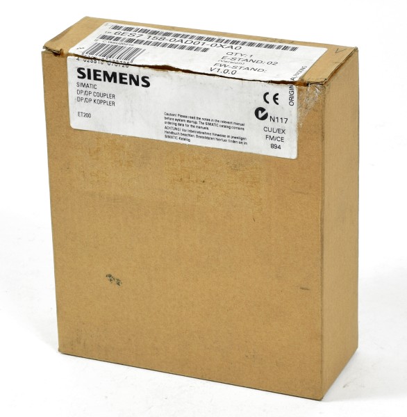 Siemens Simatic S7 DP/DP Coupler, 6ES7158-0AD01-0XA0, 6ES7 158-0AD01-0XA0,E:02