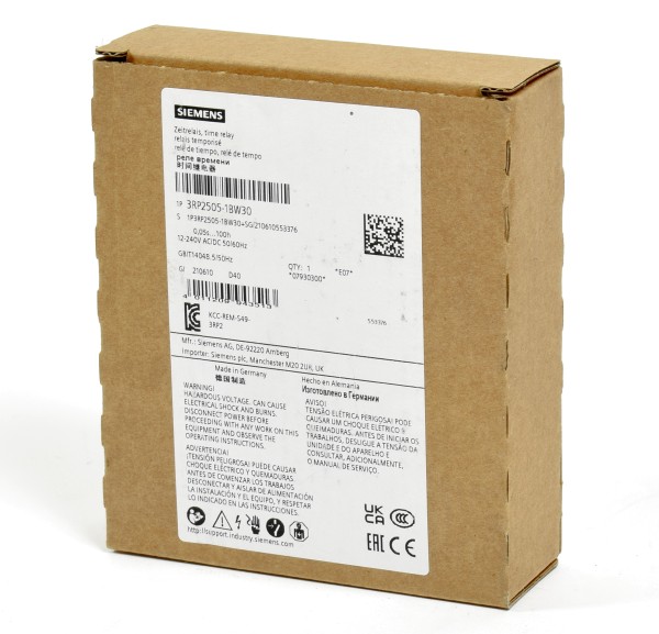 Siemens Sirius Zeitrelais, 3RP2505-1BW30, 3RP2 505-1BW30