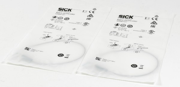 2x Sick Zylindersensor für T-Nut, MZC1-2V2PS-KR0, 1059737