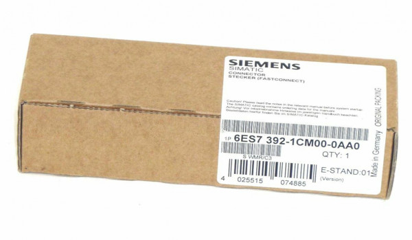 Siemens Simatic S7 Frontstecker,6ES7 392-1CM00-0AA0,6ES7392-1CM00-0AA0