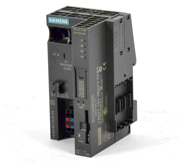 Siemens Simatic S7 ET200S IM151-3,6ES7 151-3BA23-0AB0,6ES7151-3BA23-0AB0, E:08