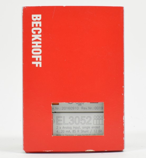 Beckhoff 2x Analog Input, EL3052, EL 3052