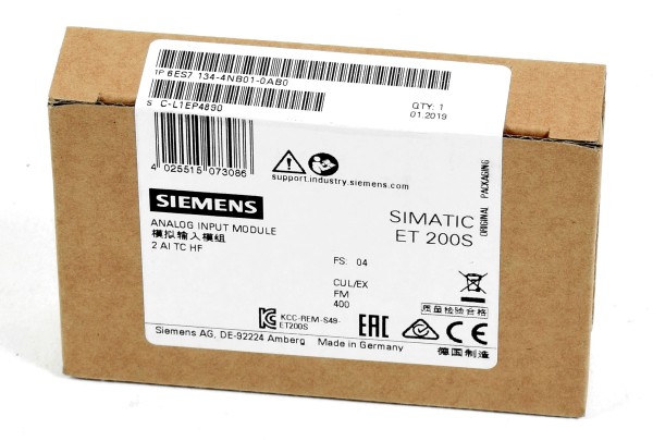 Siemens Simatic S7 ET200S Analog IN,6ES7 134-4NB01-0AB0,6ES7134-4NB01-0AB0,FS:04