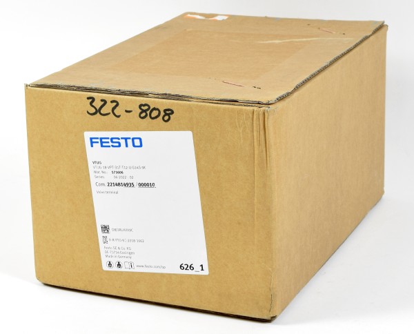 Festo Ventilinsel VTUG, VTUG-18VPT-31T-T12-U-G14S-5K, 573606
