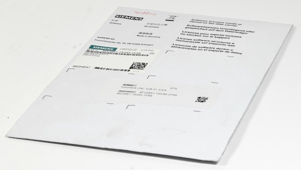 Siemens SINUMERIK 840DE SL CNC-Software, 6FC5851-1XG45-2YA8