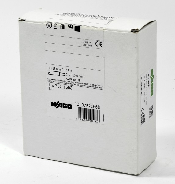 Wago Elektronischer Schutzschalter 24 V/DC 10 A, 787-1668