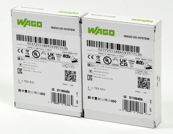 Wago I/O System 4DO, 753-531, (2Stk./pcs)