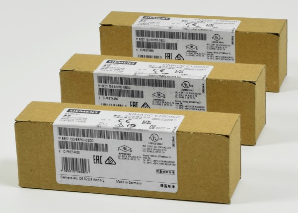 3x Siemens Simatic S7 ET200SP, 6ES7 193-6BP00-0BD0, 6ES7193-6BP00-0BD0