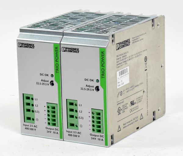 Phoenix Contact Trio Power,TRIO-PS/3AC/24DC/10, Order No.:2866459 (QTY:2)