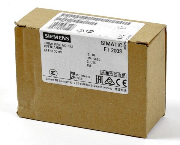 Siemens Simatic S7 Digital IN, 6ES7138-4FA05-0AB0, 6ES7 138-4FA05-0AB0