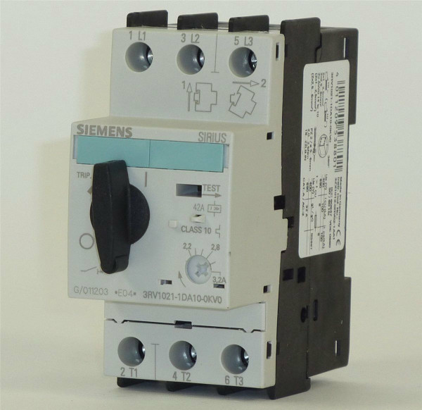 Siemens Leistungsschalter,3RV1021-1DA10-0KV0,3RV1 021-1DA10-0KV0