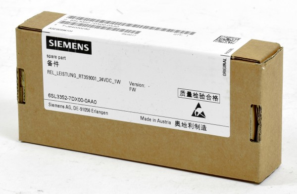 Siemens SINAMICS Relaisbaugruppe für AC Drive/Motor-Module, 6SL3352-7DX00-0AA0