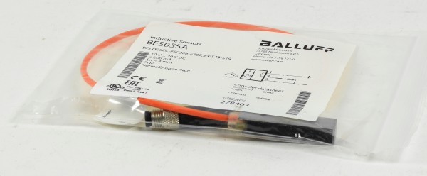 Balluff Induktiver Sensor, BES055A, BES Q08ZC-PSC30B-EZ00,3-GS49-519