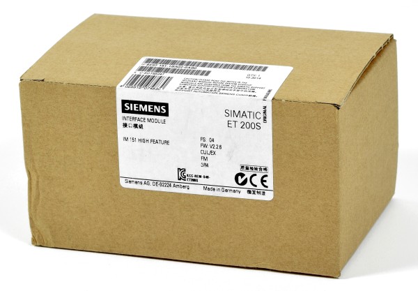 Siemens Simatic S7 ET200S IM151-1,6ES7 151-1BA02-0AB0,6ES7151-1BA02-0AB0,FS:04