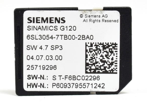 Siemens Sinamics G120 CompactFlash Card,6SL3054-7TB00-2BA0, 6SL 3054-7TB00-2BA0