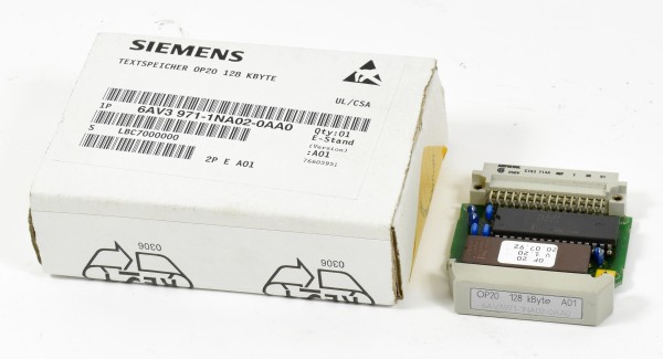 Siemens Simatic S5 OP20 Textspeicher,6AV3971-1NA02-0AA0,6AV3 971-1NA02-0AA0