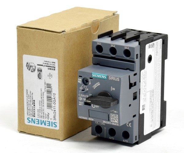 Siemens Sirius Leistungsschalter, 3RV2411-0GA10, 3RV2 411-0GA10