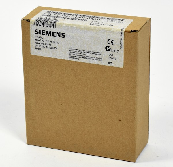 Siemens Simatic S7 Relay OUT, 6ES7 322-1HH01-0AA0, 6ES7322-1HH01-0AA0