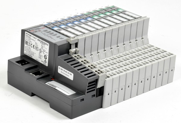 Allen Bradley Komplett-Steuerung,1734-AENT + 1734-IB8 + 1734-OB4E