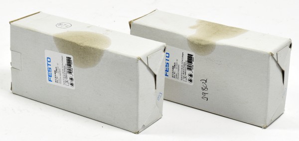2x Festo Druckregeler mit Manometer, LR-1/4-D-MINI, 159625 + PAGN-40-16-G18