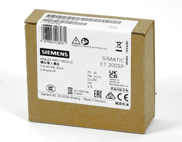 Siemens Simatic S7 ET200SP Analog IN,6ES7 136-6AA00-0CA1,6ES7136-6AA00-0CA1