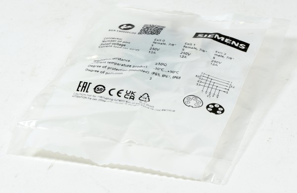 Siemens 7/8" Power T-TAP PRO Energie-T-Stück für ET 200, 6GK1905-0FC00