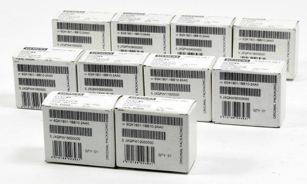 10x Siemens Simatic Ethernet RJ45-Stecker, 6GK1901-1BB10-2AA0