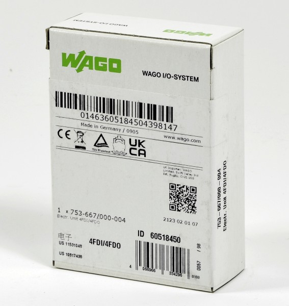Wago I/O System PROFIsafe 4FDI/4FDO, 753-667/000-004