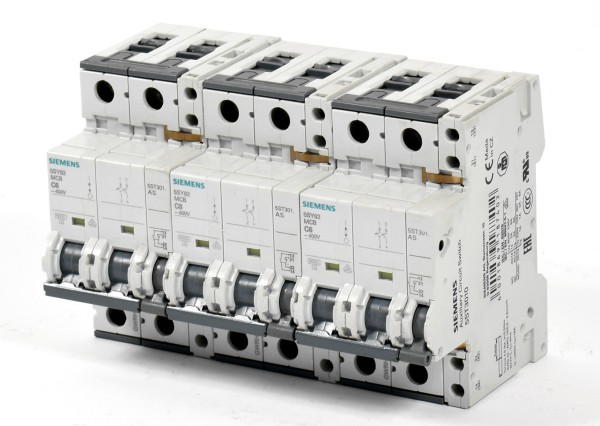 3 x Siemens Leistungsschutzsschalter,5SY62 MCB,5SY62MCB