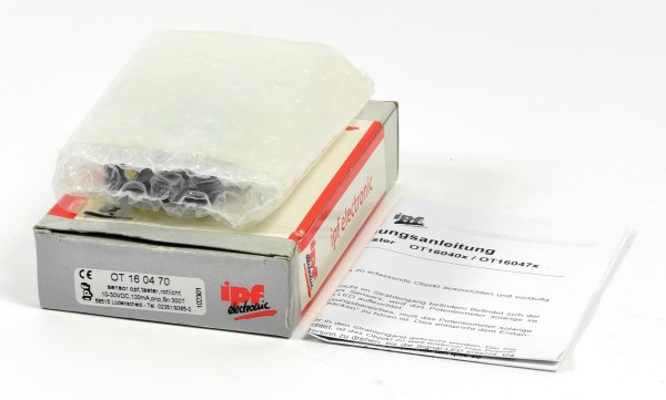 ipf electronic sensor opt, taster, rotlicht, OT160470, OT 16 04 70
