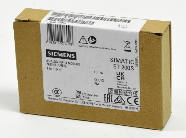 Siemens Simatic S7 ET200S Analog IN,6ES7 134-4NB51-0AB0,6ES7134-4NB51-0AB0