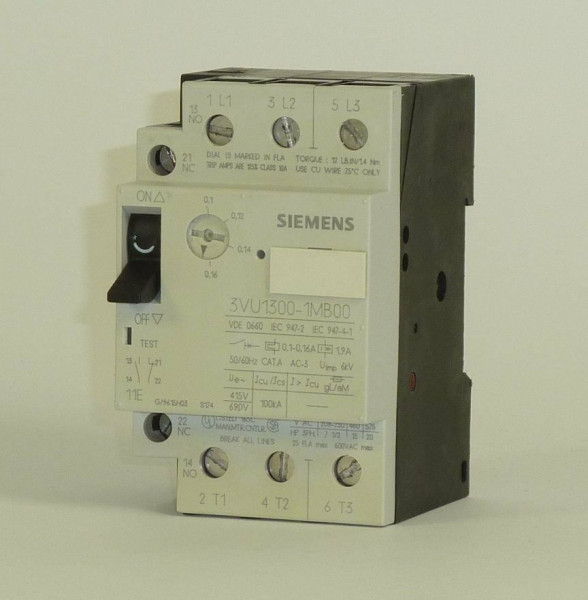 Siemens Leistungsschalter,3VU1300-1MB00, 3VU1 300-1MB00