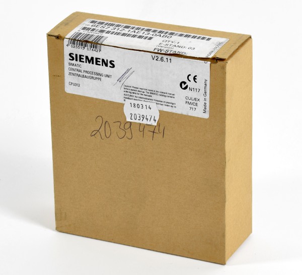 Siemens Simatic S7 CPU 312,6ES7 312-1AE13-0AB0,6ES7312-1AE13-0AB0, E:03