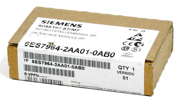 Siemens Simatic S7 Interface Module DP, 6ES7 964-2AA01-0AB0, 6ES7964-2AA01-0AB0