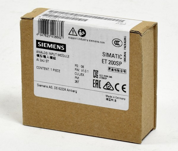 Siemens Simatic S7 ET200SP Analog IN,6ES7 134-6FB00-0BA1,6ES7134-6FB00-0BA1