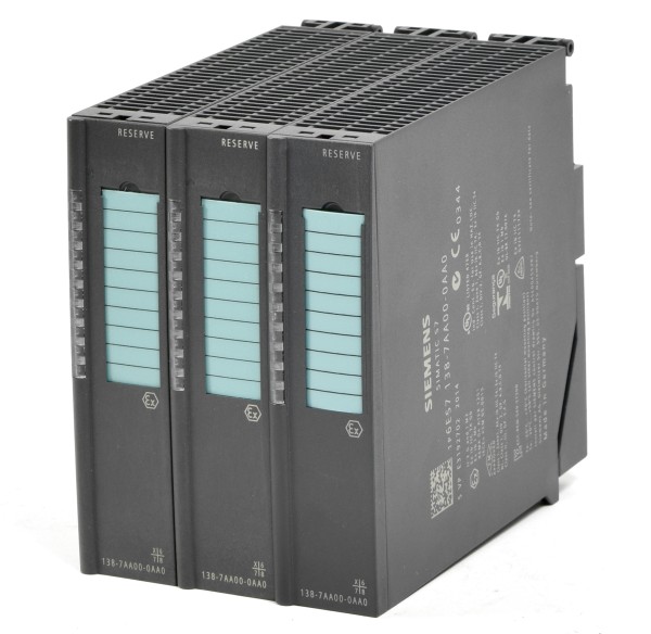 Siemens ET200iSP Reserve Modul, 6ES7138-7AA00-0AA0, 6ES7 138-7AA00-0AA0, (3Stk./pcs)