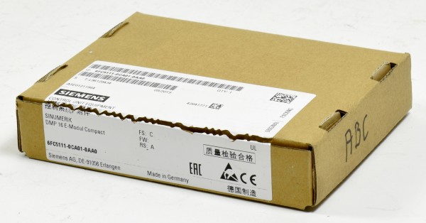Siemens Sinumerik DMP 16 E-Modul Compact, 6FC5111-0CA01-0AA0