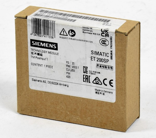 Siemens Simatic S7 ET200SP, 6ES7 138-6BA01-0BA0, 6ES7138-6BA01-0BA0