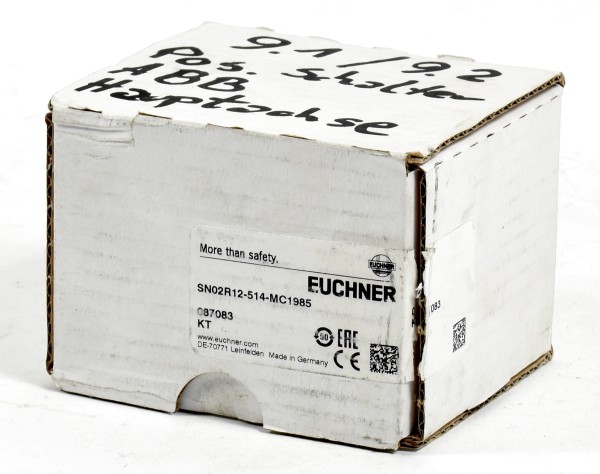 Euchner Safety Switch Positionsschalter, SN02R12-514-MC1985, 087083