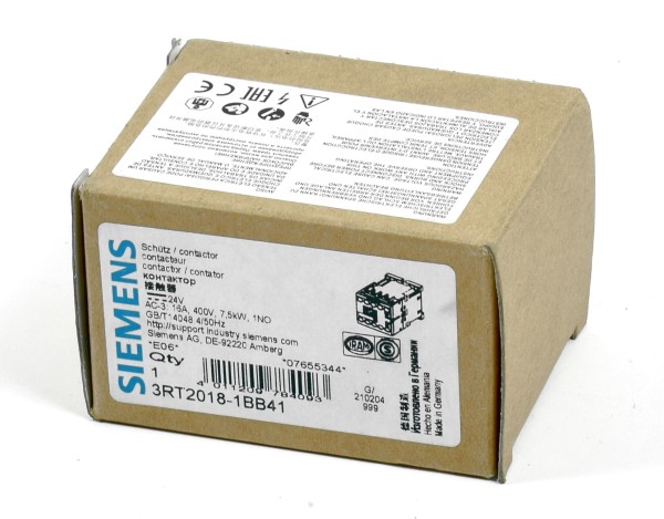 Siemens Sirius Schütz,3RT2018-1BB41, 3RT2 018-1BB41