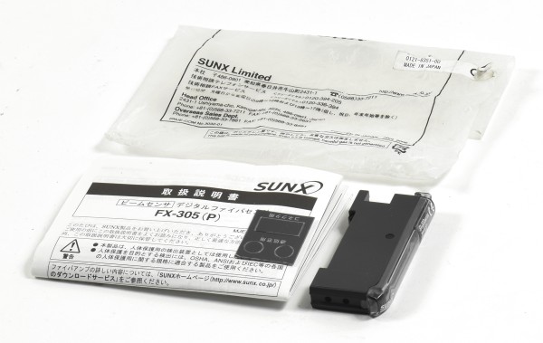 SunX Fiber Optic Sensor, FX-305P, No. UFX305P
